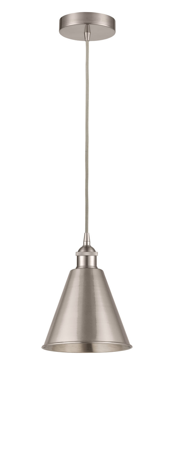 Innovations 616-1P-SN-MBC-8-SN-LED LED Mini Pendant, Brushed Satin Nickel
