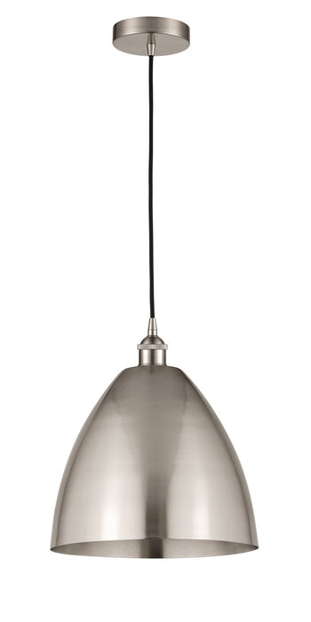 Innovations 616-1P-SN-MBD-12-SN One Light Mini Pendant, Brushed Satin Nickel