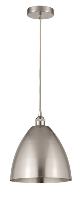Innovations 616-1P-SN-MBD-12-SN-LED LED Mini Pendant, Brushed Satin Nickel