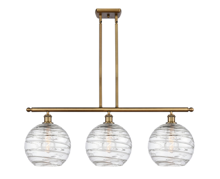 Innovations 516-3I-BB-G1213-10 Three Light Island Pendant, Brushed Brass