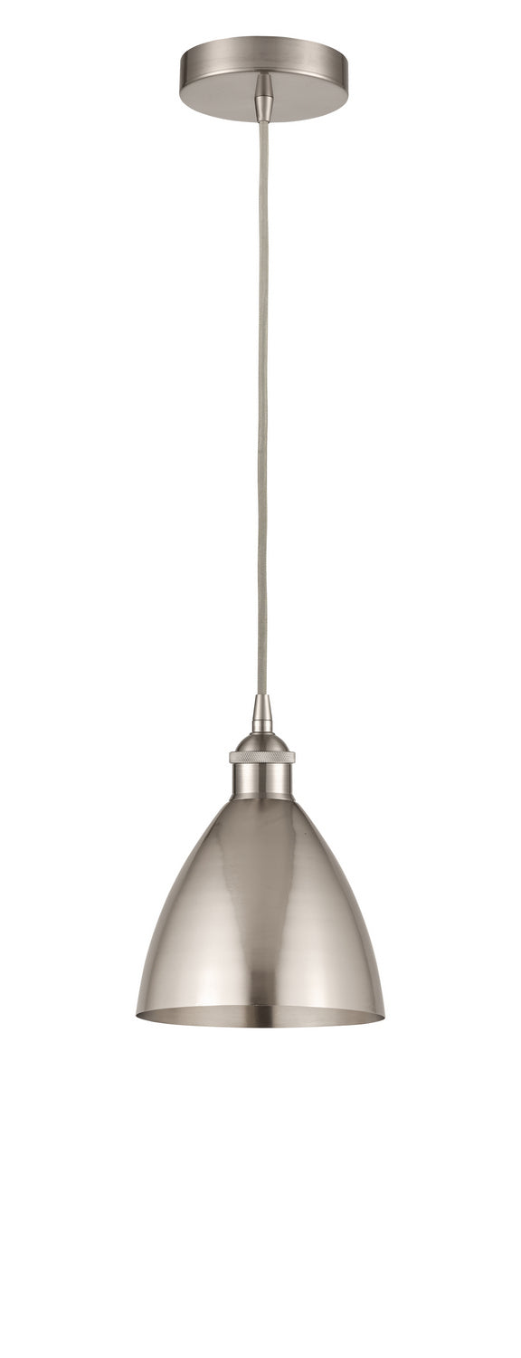 Innovations 616-1P-SN-MBD-75-SN-LED LED Mini Pendant, Brushed Satin Nickel