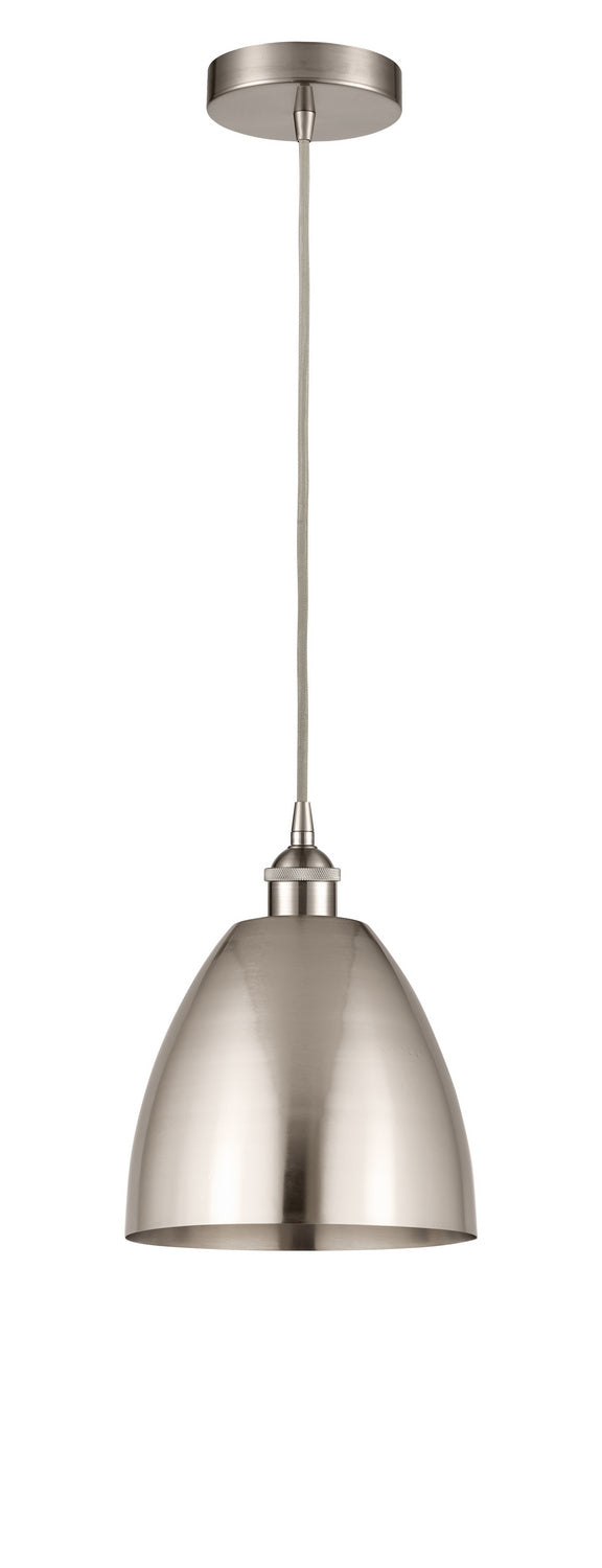 Innovations 616-1P-SN-MBD-9-SN-LED LED Mini Pendant, Brushed Satin Nickel