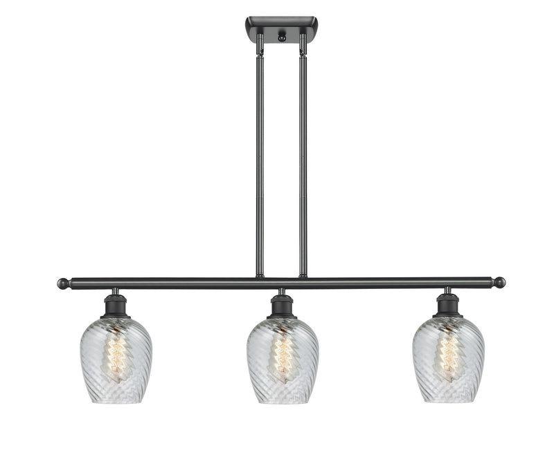 Innovations 516-3I-BK-G292 Three Light Island Pendant, Matte Black