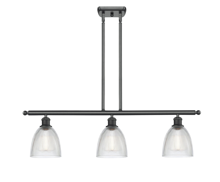 Innovations 516-3I-BK-G382 Three Light Island Pendant, Matte Black