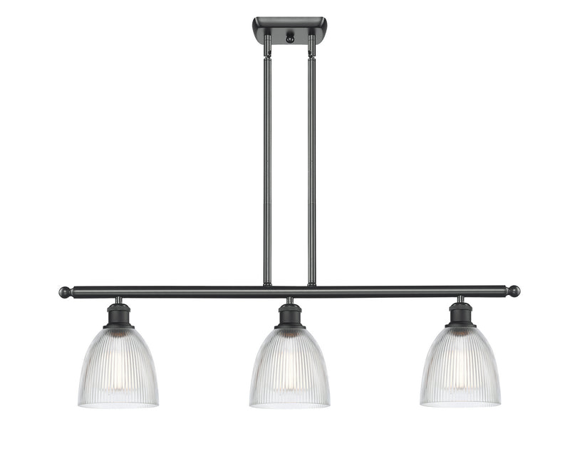 Innovations 516-3I-BK-G382-LED LED Island Pendant, Matte Black