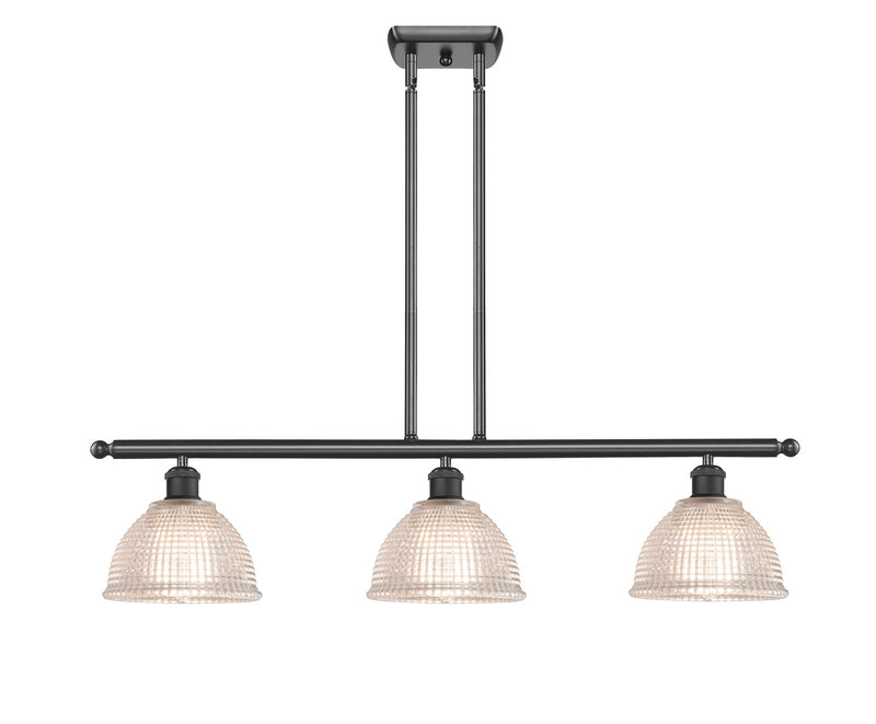Innovations 516-3I-BK-G422-LED LED Island Pendant, Matte Black