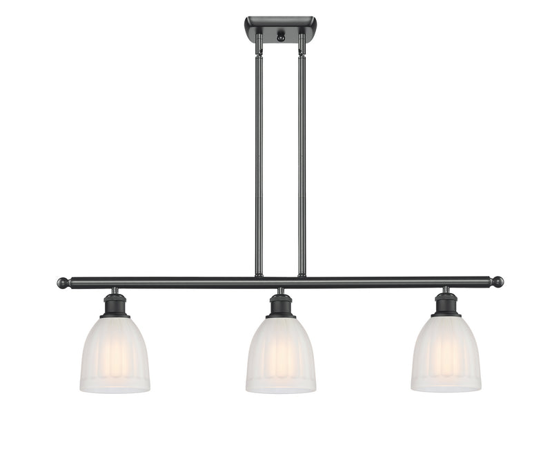 Innovations 516-3I-BK-G441-LED LED Island Pendant, Matte Black