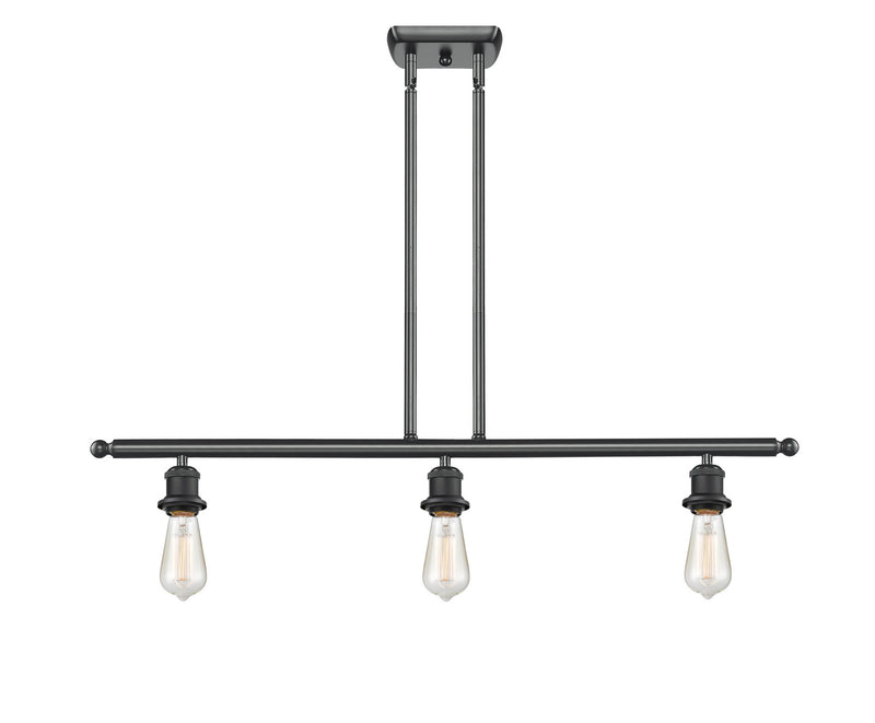 Innovations 516-3I-BK-LED LED Island Pendant, Matte Black