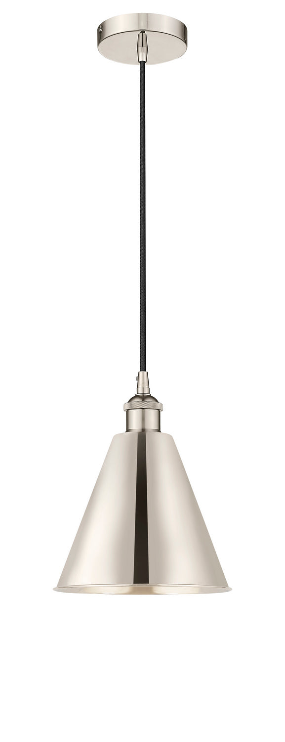 Innovations 616-1P-PN-MBC-8-PN One Light Mini Pendant, Polished Nickel