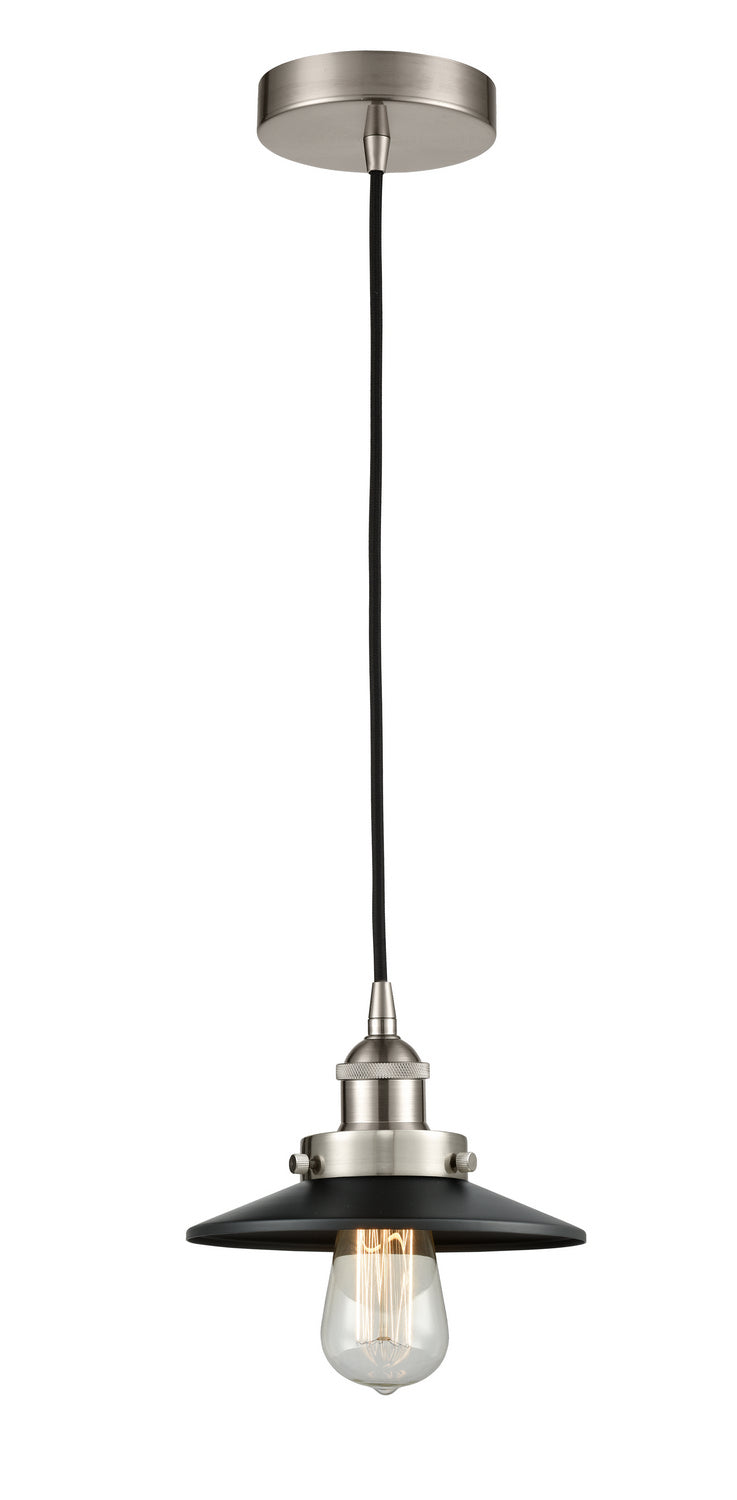 Innovations 616-1PH-SN-M6-BK-LED LED Mini Pendant, Brushed Satin Nickel