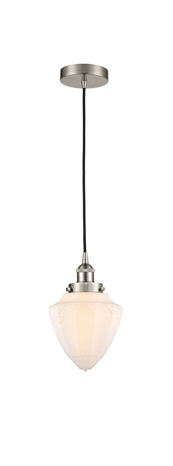 Innovations 616-1PH-SN-G661-7 One Light Mini Pendant, Brushed Satin Nickel