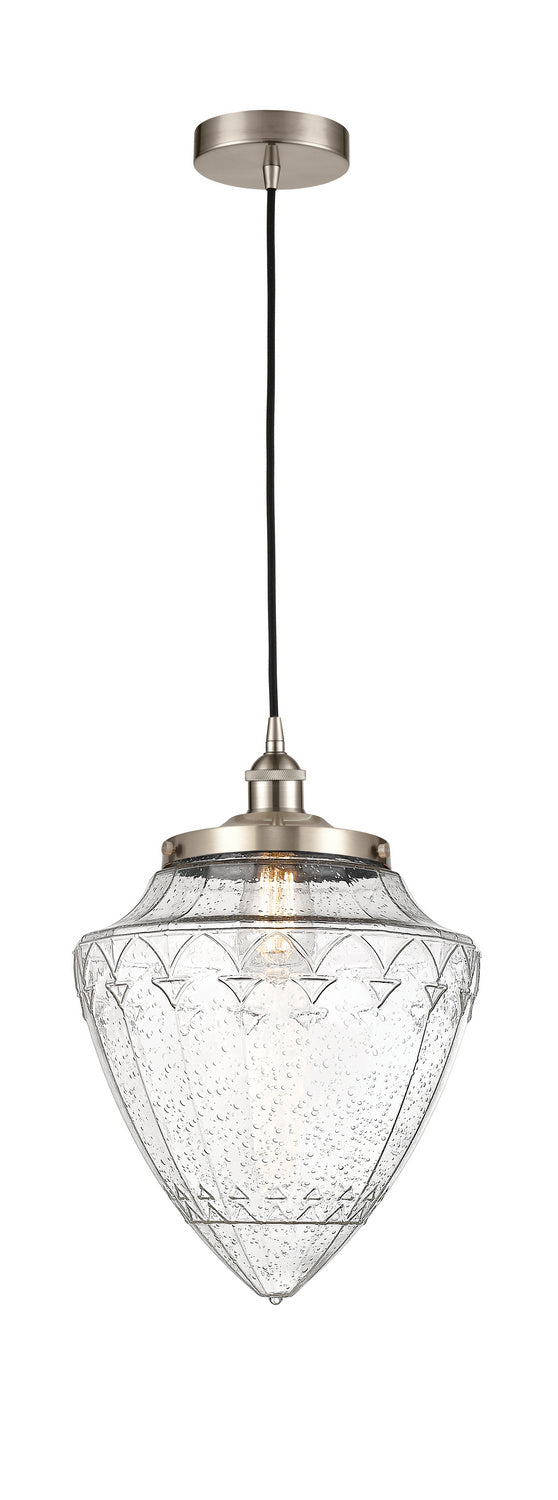Innovations 616-1PH-SN-G664-12 One Light Mini Pendant, Brushed Satin Nickel