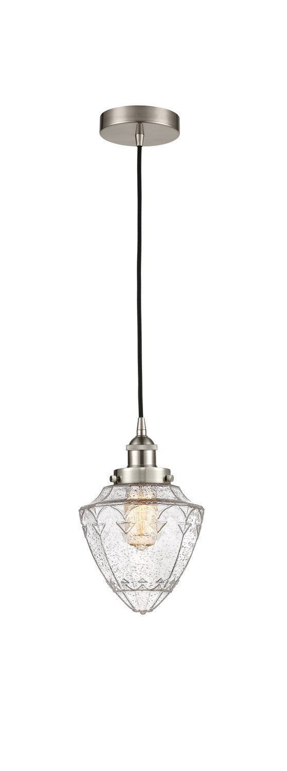 Innovations 616-1PH-SN-G664-7 One Light Mini Pendant, Brushed Satin Nickel