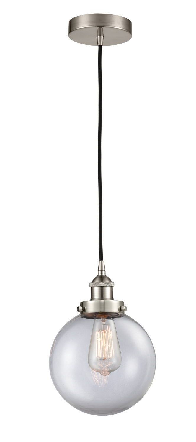 Innovations 616-1PH-SN-G202-8-LED LED Mini Pendant, Brushed Satin Nickel