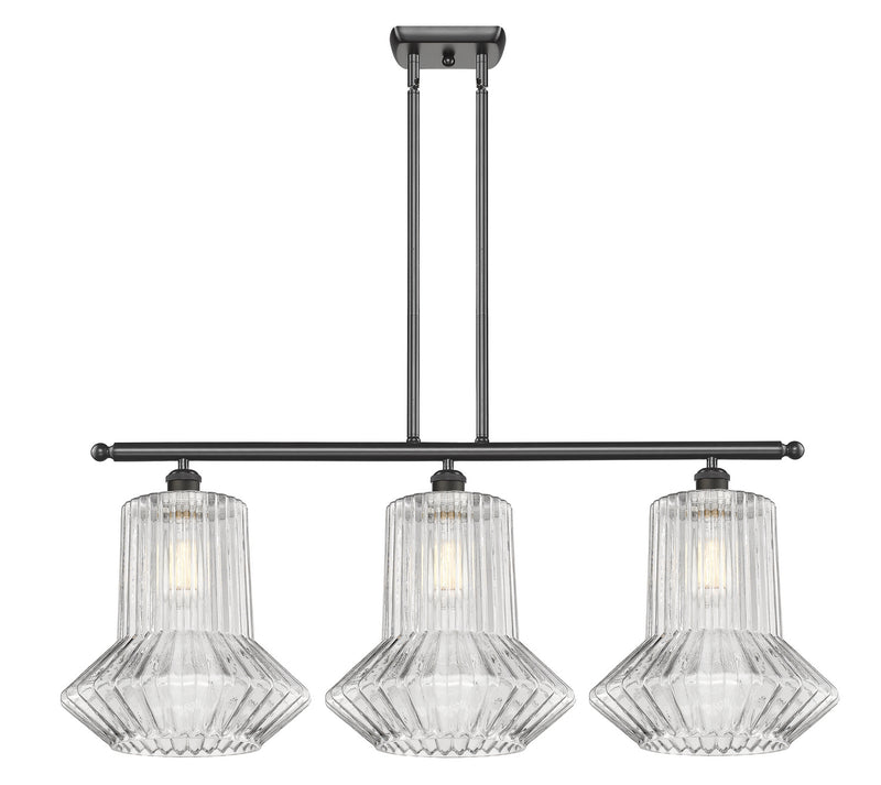 Innovations 516-3I-OB-G212 Three Light Island Pendant, Oil Rubbed Bronze