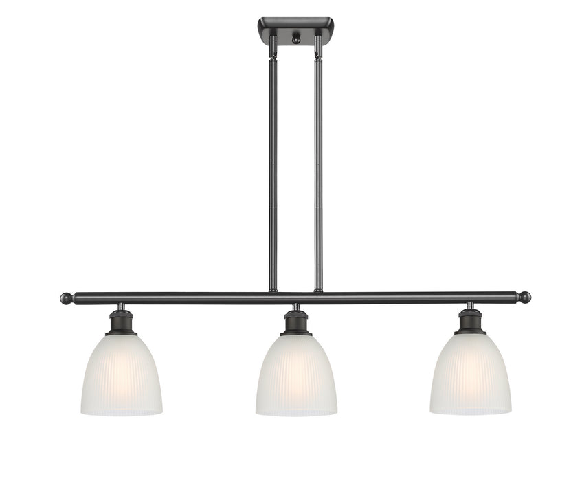 Innovations 516-3I-OB-G381 Three Light Island Pendant, Oil Rubbed Bronze