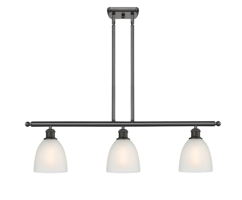 Innovations 516-3I-OB-G381-LED LED Island Pendant, Oil Rubbed Bronze