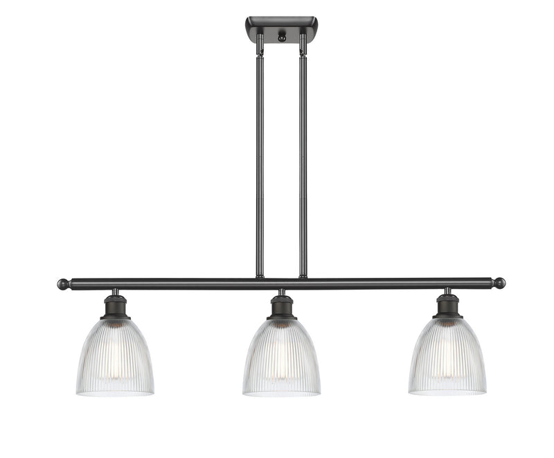 Innovations 516-3I-OB-G382 Three Light Island Pendant, Oil Rubbed Bronze