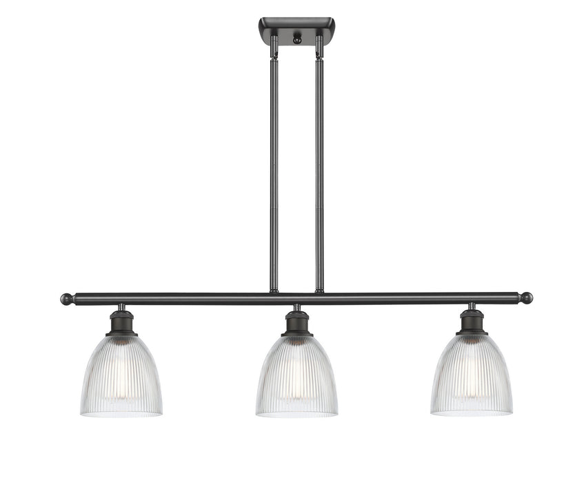 Innovations 516-3I-OB-G382-LED LED Island Pendant, Oil Rubbed Bronze