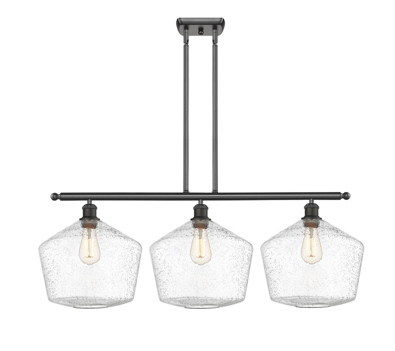 Innovations 516-3I-OB-G654-12 Three Light Island Pendant, Oil Rubbed Bronze