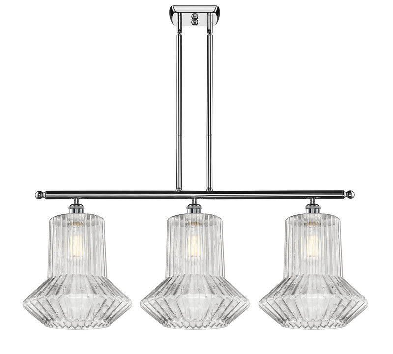Innovations 516-3I-PC-G212-LED LED Island Pendant, Polished Chrome