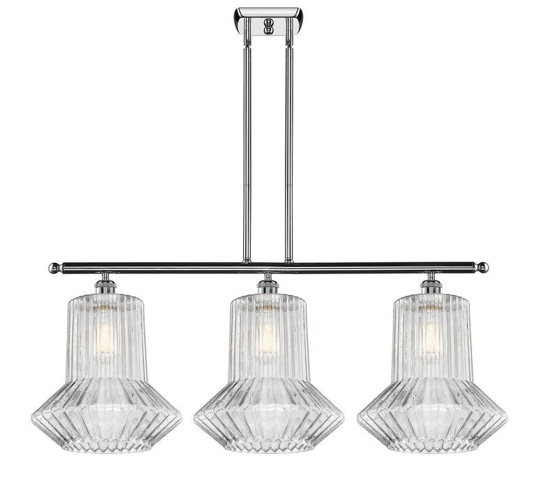 Innovations 516-3I-PC-G212-LED LED Island Pendant, Polished Chrome