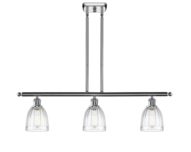 Innovations 516-3I-PC-G442 Three Light Island Pendant, Polished Chrome
