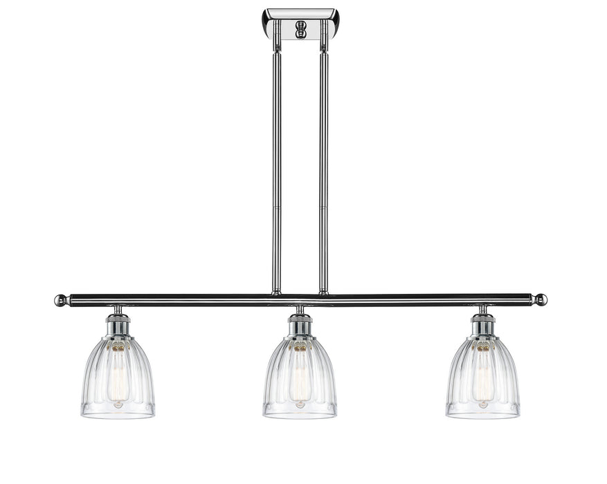 Innovations 516-3I-PC-G442 Three Light Island Pendant, Polished Chrome
