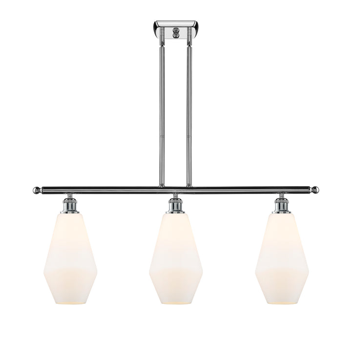 Innovations 516-3I-PC-G651-7 Three Light Island Pendant, Polished Chrome