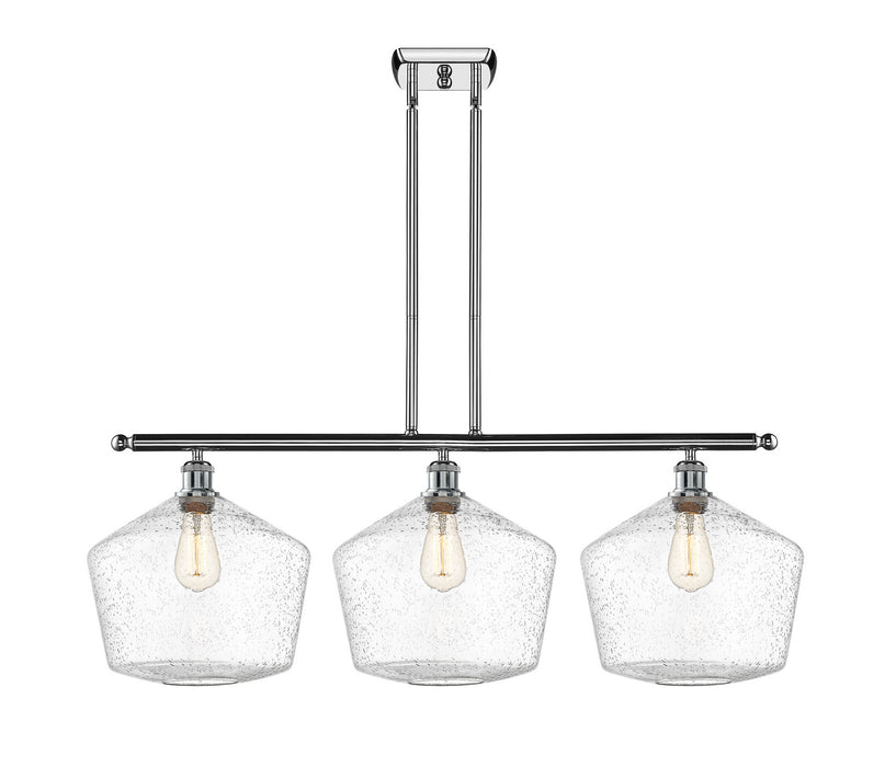 Innovations 516-3I-PC-G654-12-LED LED Island Pendant, Polished Chrome