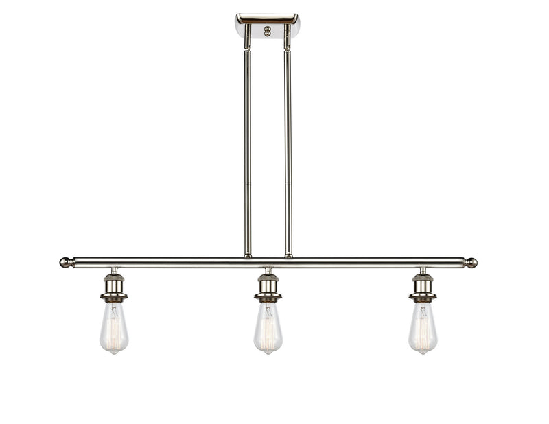 Innovations 516-3I-PN Three Light Island Pendant, Polished Nickel