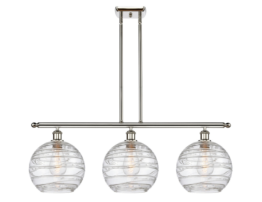 Innovations 516-3I-PN-G1213-10-LED LED Island Pendant, Polished Nickel