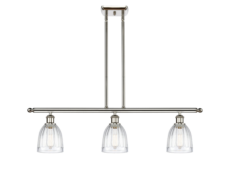 Innovations 516-3I-PN-G442-LED LED Island Pendant, Polished Nickel