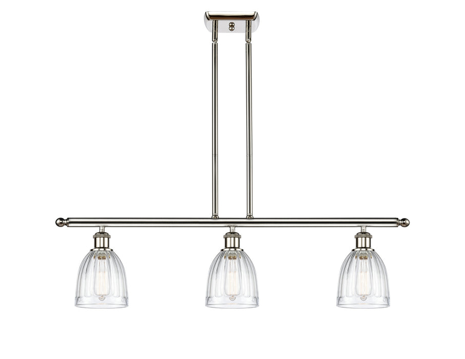Innovations 516-3I-PN-G442-LED LED Island Pendant, Polished Nickel