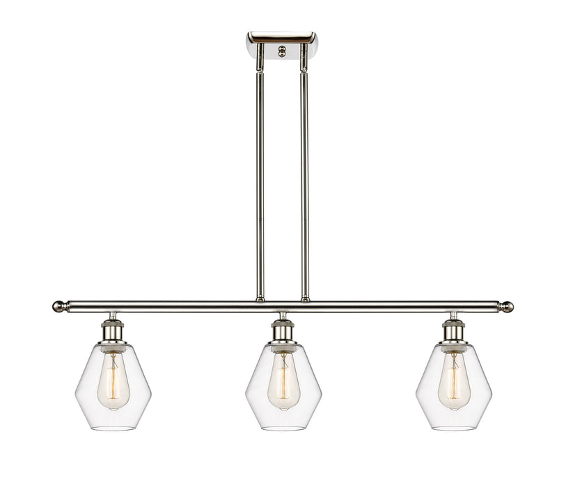 Innovations 516-3I-PN-G652-6 Three Light Island Pendant, Polished Nickel