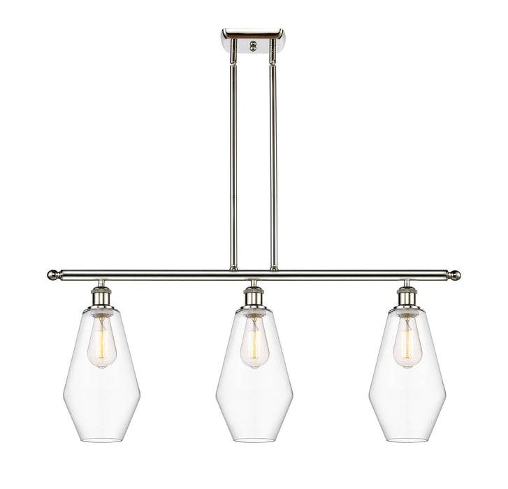 Innovations 516-3I-PN-G652-7 Three Light Island Pendant, Polished Nickel