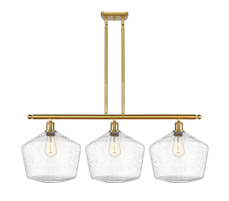 Innovations 516-3I-SG-G654-12 Three Light Island Pendant, Satin Gold