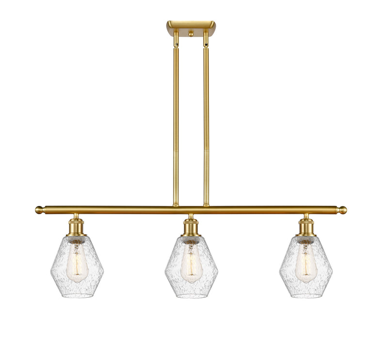 Innovations 516-3I-SG-G654-6 Three Light Island Pendant, Satin Gold