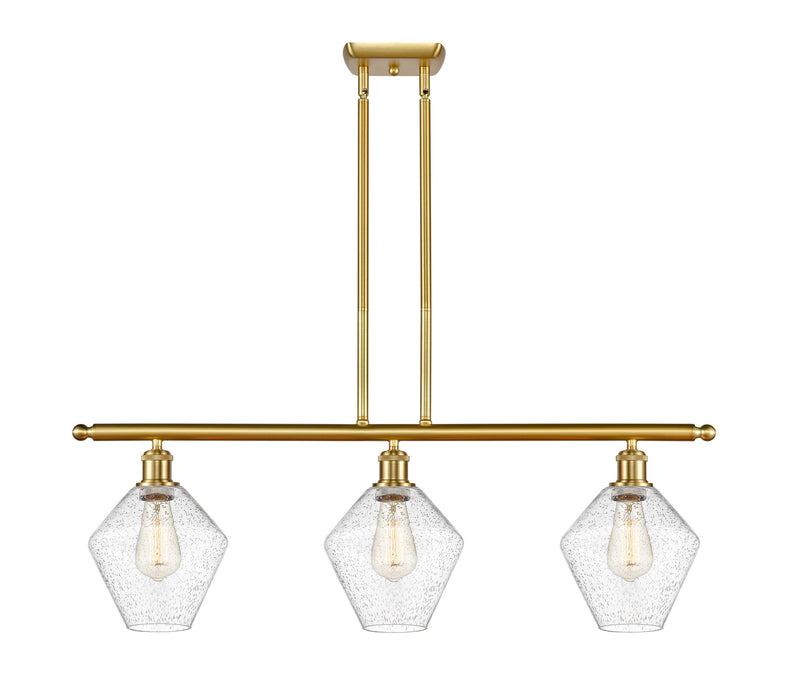 Innovations 516-3I-SG-G654-8 Three Light Island Pendant, Satin Gold