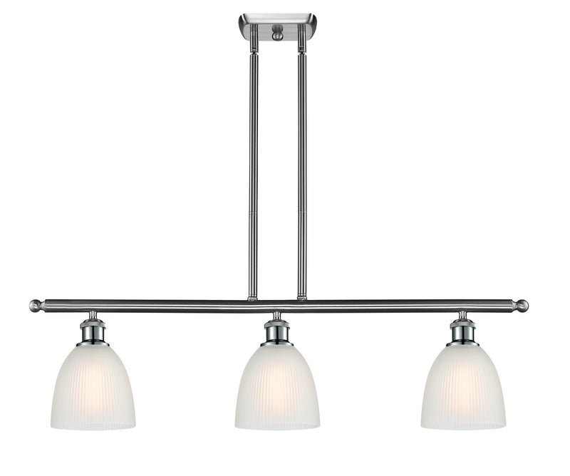 Innovations 516-3I-SN-G381-LED LED Island Pendant, Brushed Satin Nickel