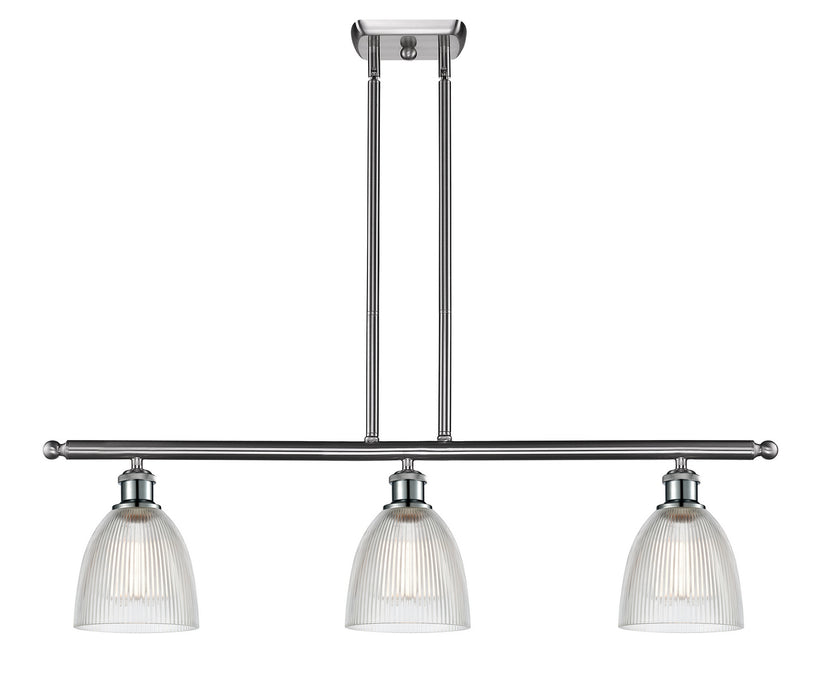 Innovations 516-3I-SN-G382-LED LED Island Pendant, Brushed Satin Nickel