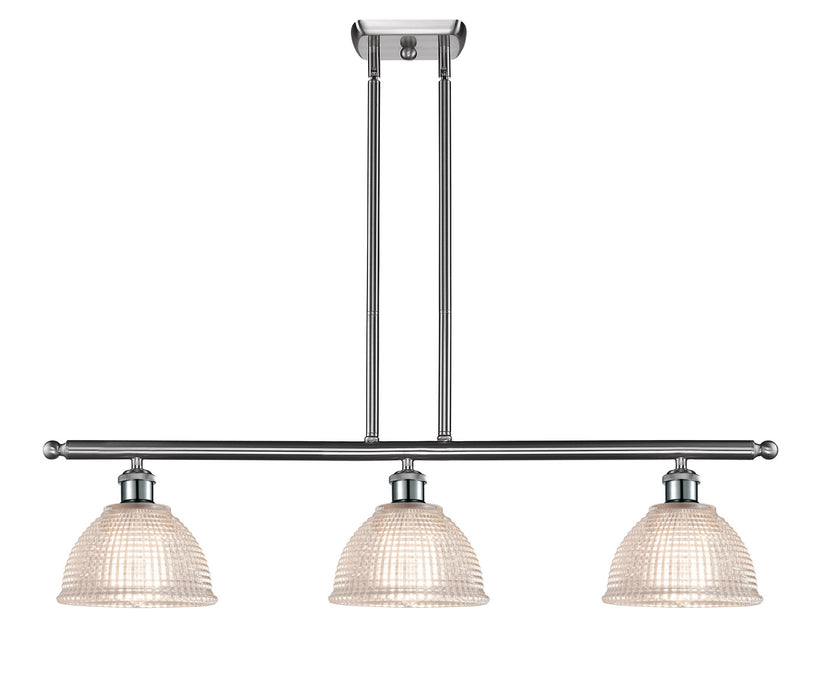 Innovations 516-3I-SN-G422 Three Light Island Pendant, Brushed Satin Nickel