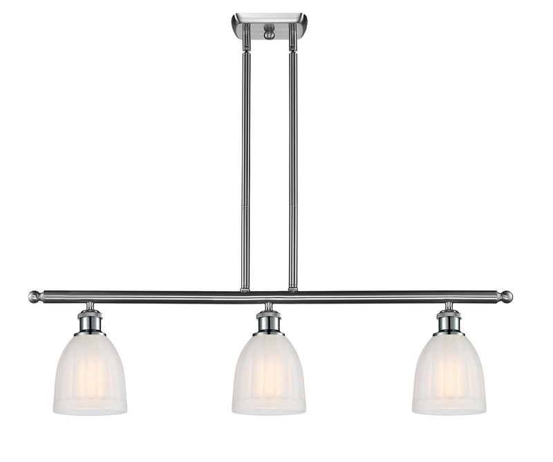 Innovations 516-3I-SN-G441 Three Light Island Pendant, Brushed Satin Nickel