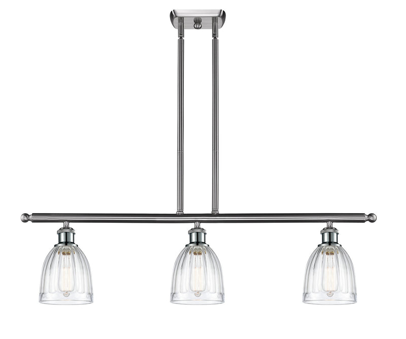 Innovations 516-3I-SN-G442-LED LED Island Pendant, Brushed Satin Nickel
