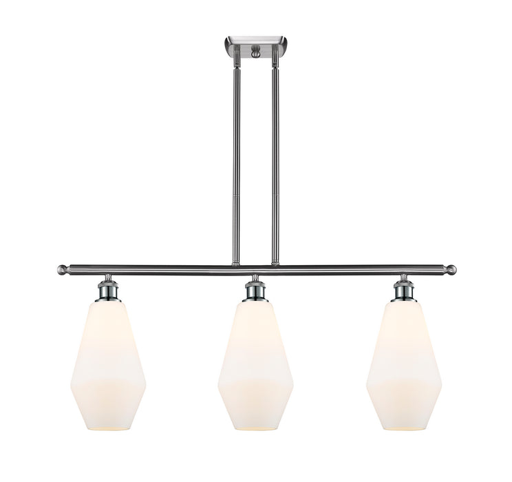 Innovations 516-3I-SN-G651-7-LED LED Island Pendant, Brushed Satin Nickel