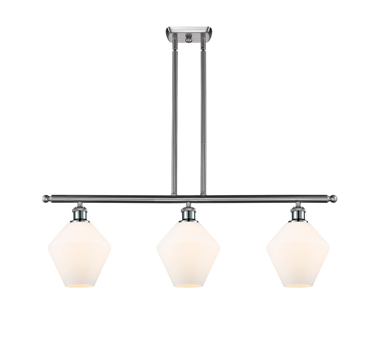 Innovations 516-3I-SN-G651-8-LED LED Island Pendant, Brushed Satin Nickel