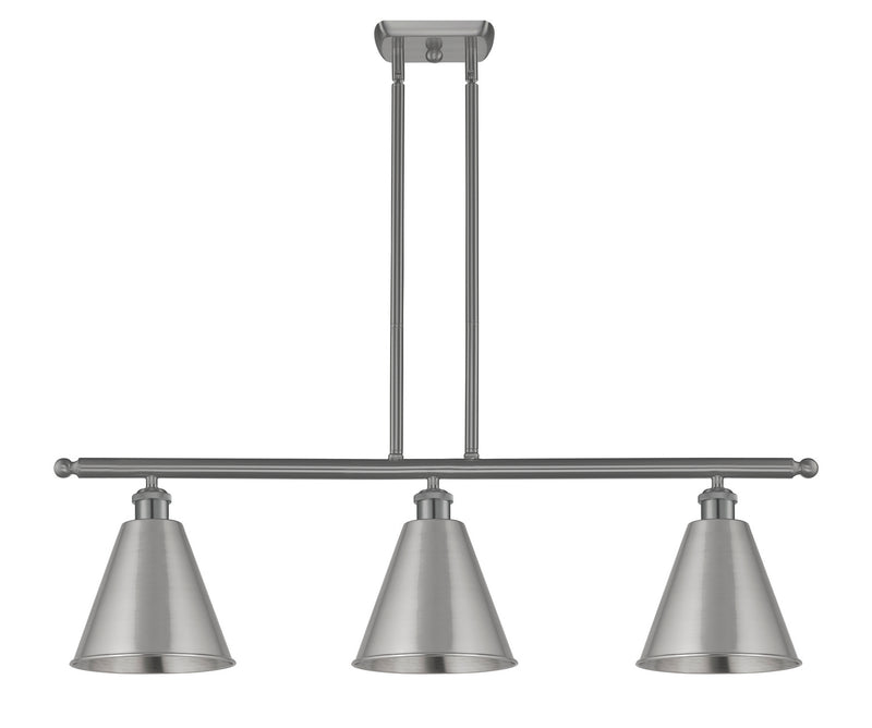 Innovations 516-3I-SN-MBC-8-SN-LED LED Island Pendant, Brushed Satin Nickel