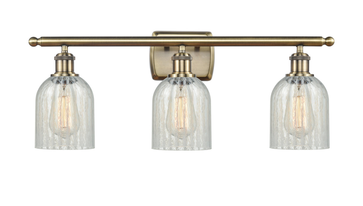 Innovations 516-3W-AB-G2511 Three Light Bath Vanity, Antique Brass