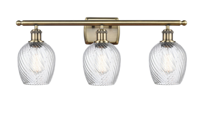 Innovations 516-3W-AB-G292 Three Light Bath Vanity, Antique Brass