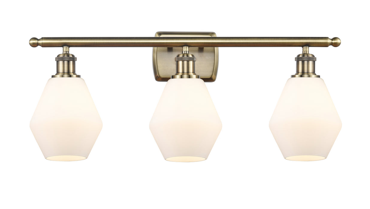 Innovations 516-3W-AB-G651-6-LED LED Bath Vanity, Antique Brass